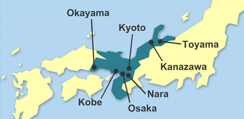 Kansai Hokuriku Area Tourist pass