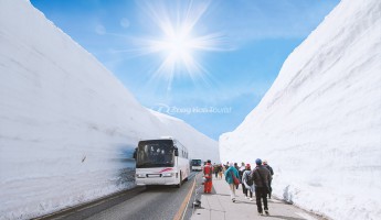 Hành lang tuyết khổng lồ - cung đường Tateyama Kurobe Alpine