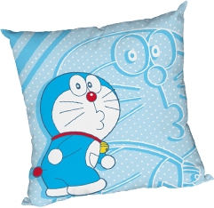 Doraemon's blue cushion