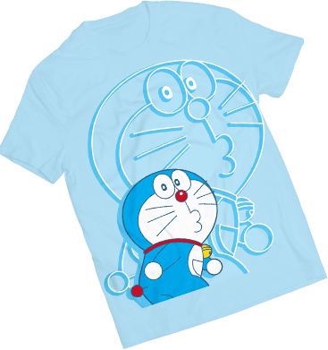 Doraemon's blue shirt