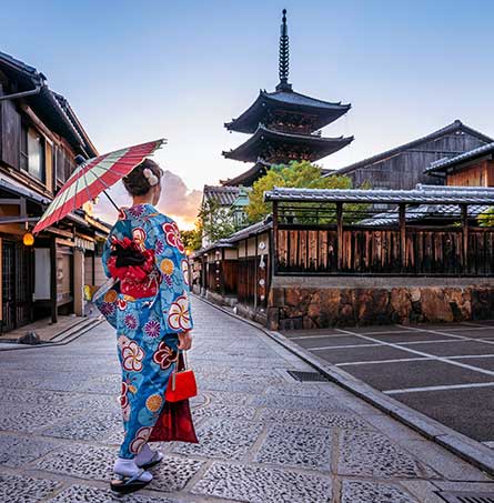 Trải nghiệm mặc Kimono dạo bước trên phố cổ Gion