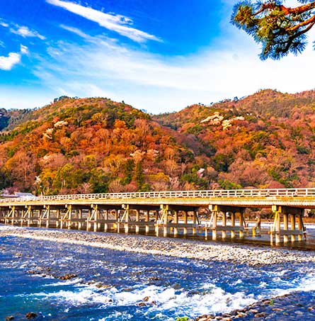Cầu Togetsukyo - biểu tượng văn hoá của Arashiyama