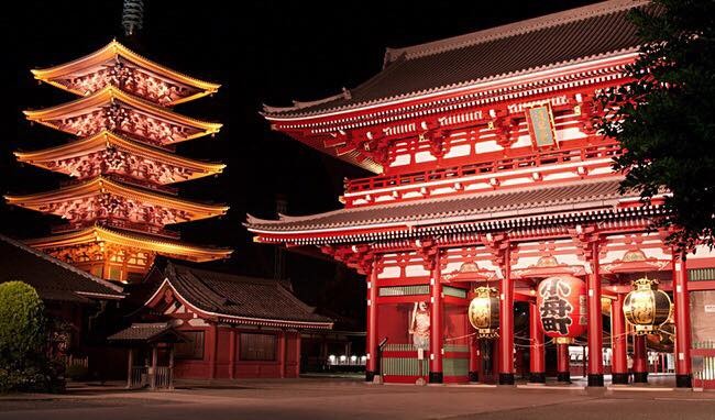Ghé thăm Asakusa Kannon - ngôi chùa cổ nhất Tokyo | SONGHANTOURIST