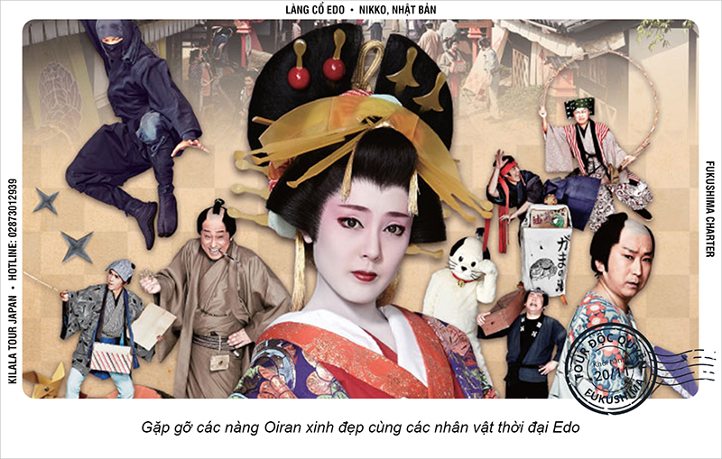 Gặp gỡ nàng Oiran xinh đẹp cùng các nhân vật thời đại Edo