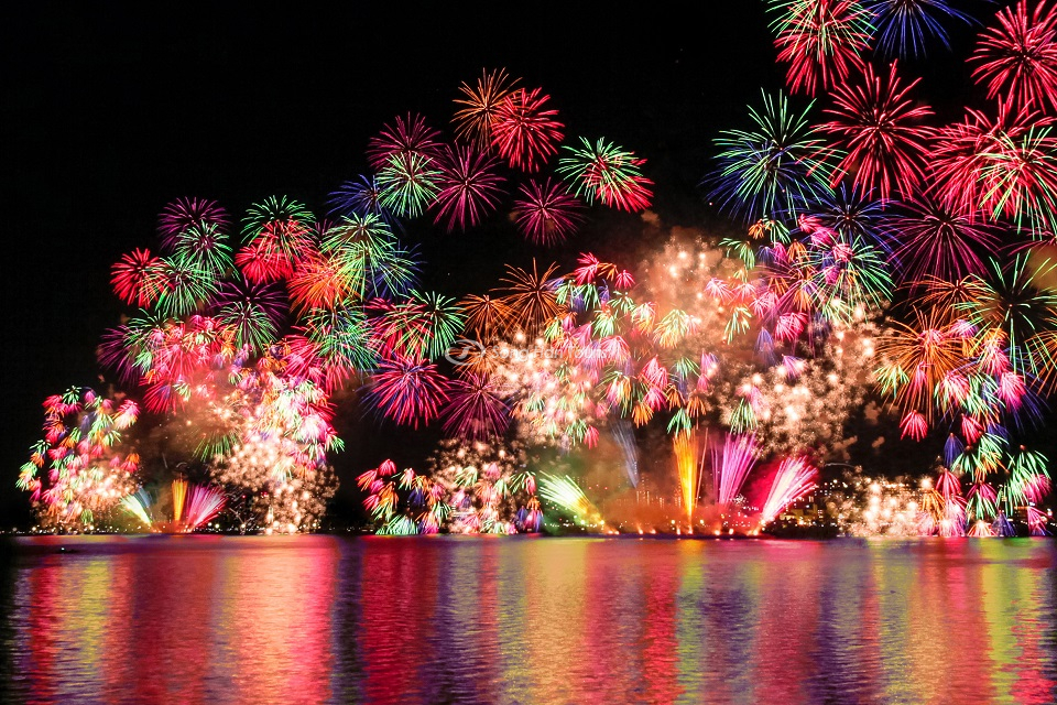 Summer is the season of fireworks festivals in Japan.