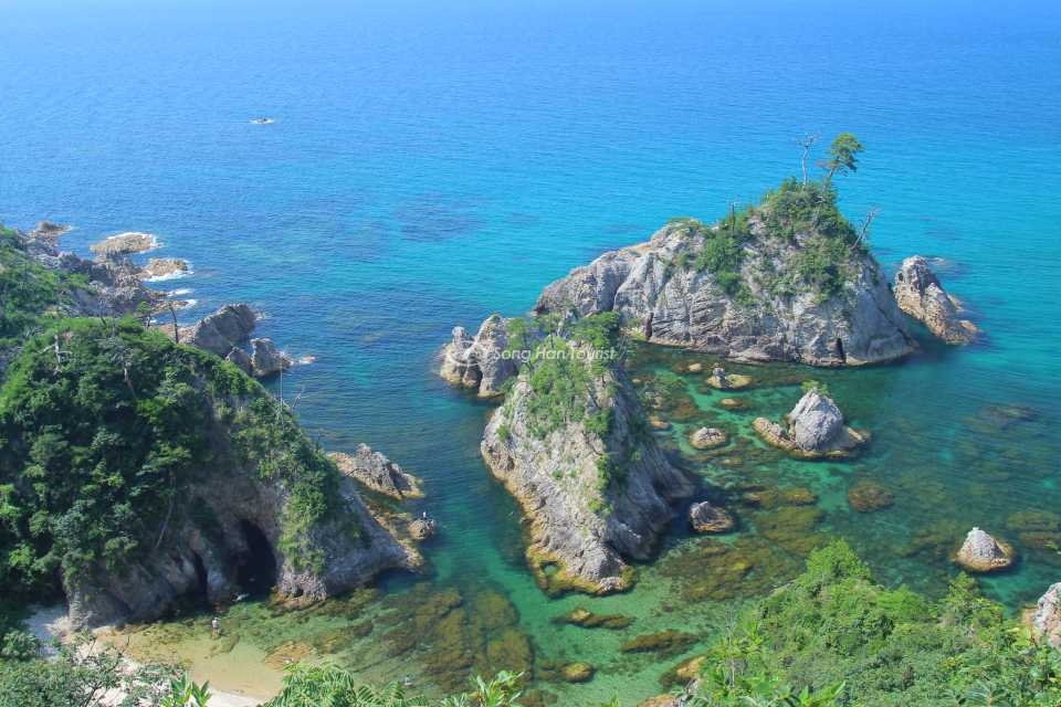 Bờ biển Uradome là địa điểm du lịch Nhật Bản nổi tiếng 