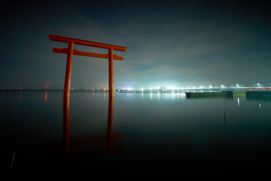 Cổng Torii lớn nhất Nhật Bản đặt tại đền Kashima Jingu (Nguồn: The Gate)