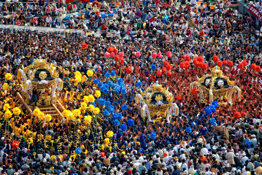 Lễ hội Nhật Bản với đông đảo người tham dự