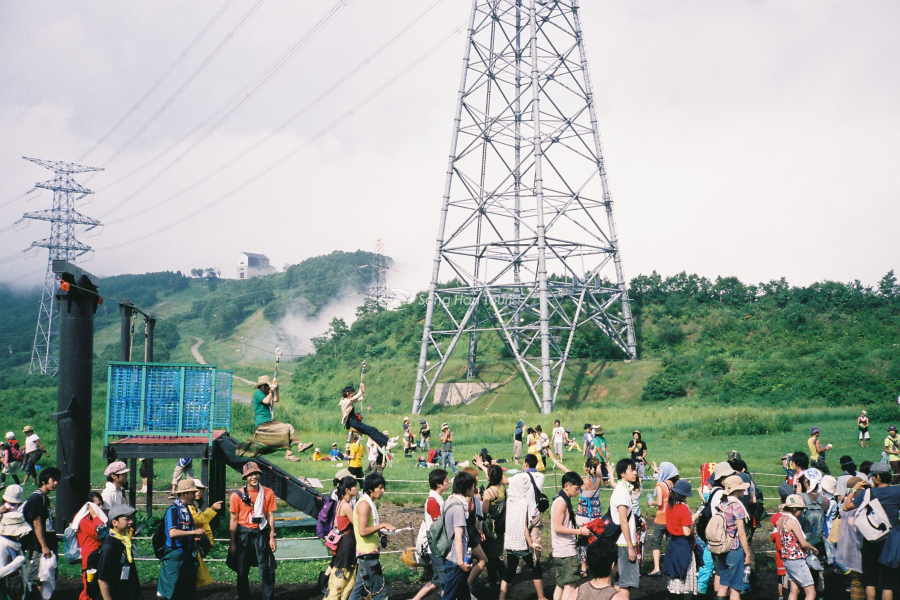 Mọi người vui chơi khi tham dự Fuji Rock