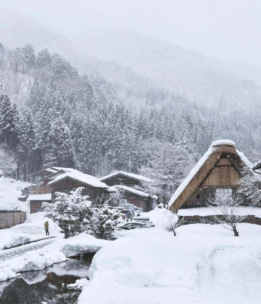 Mùa đông tuyệt diệu tại làng Hattoji Furusato