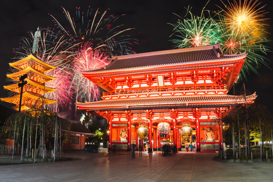 Mừng năm mới tưng bừng tại Nhật Bản