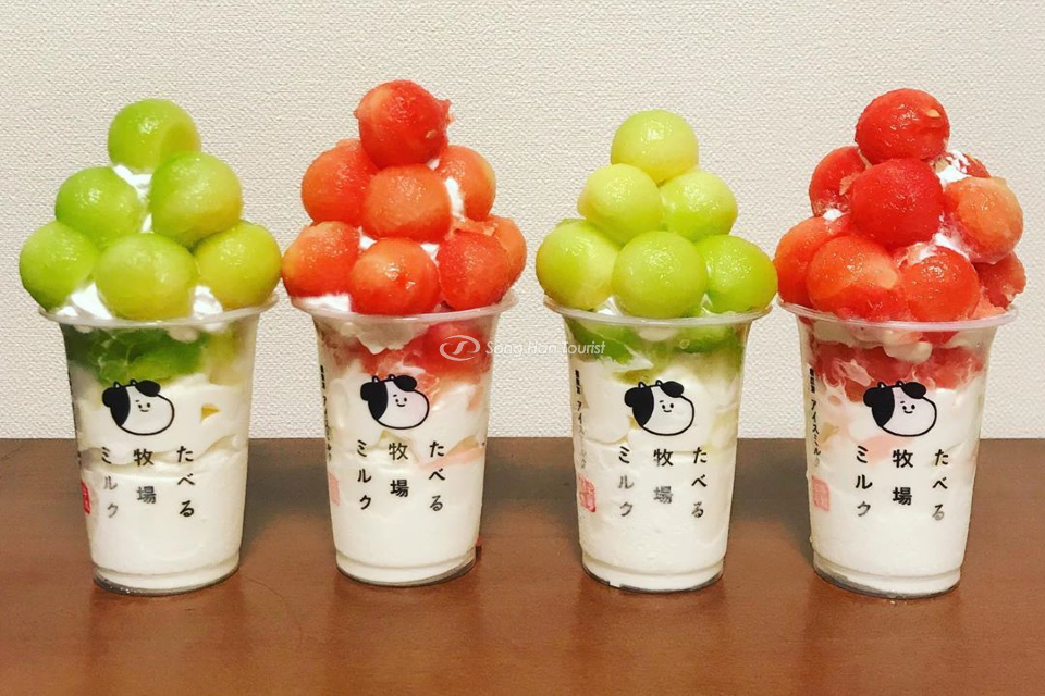 Tham gia tour Japan và thưởng thức những ly kem hấp dẫn