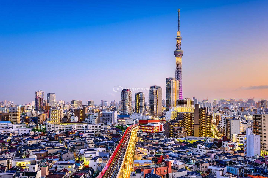 Thủ đô Nhật Bản với tòa tháp đứng một mình cao nhất thế giới 