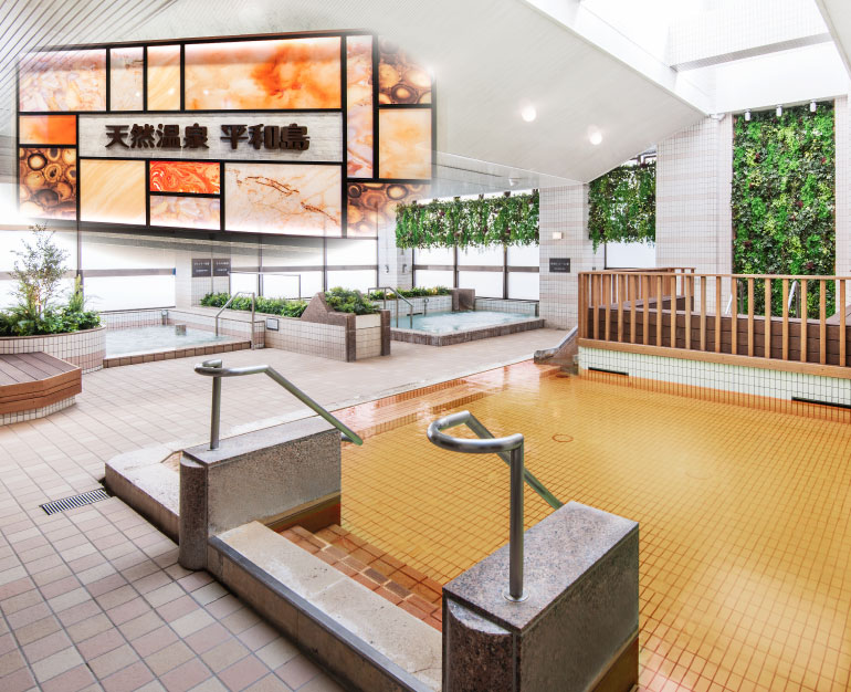 Trải nghiệm văn hóa Nhật Bản - Tắm suối nước nóng nổi tiếng của người Nhật tại Heiwajima Onsen